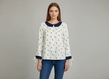 bluza z pagonami: Bluzka damska, rozmiar M — 7