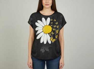 koszulka z jamnikiem reserved: Bluzka damska, L — 6