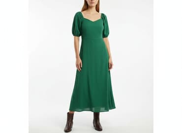 sukienka z bufkami zalando: Sukienka damska, rozmiar S — 1