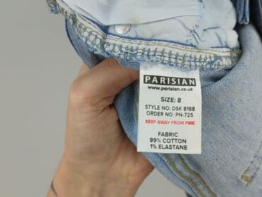 spódniczka dżinsowe z wysokim stanem: Parisian Collection, Spódnica damska, rozmiar S — 5