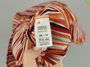 koszulka z długim rękawem w paski: Marks & Spencer, Bluzka damska, rozmiar 3XL — 4