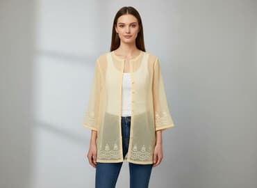 szyfonowa narzutka na sukienkę: Women`s cape, size M — 1