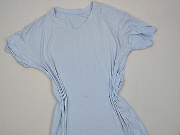 bluzki basic z dekoltem v: T-shirt damski, rozmiar S — 1
