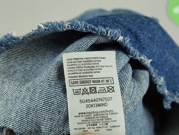 spódnice jeansowe z rozporkiem: Topshop Moto, Spódnica damska, rozmiar M — 6