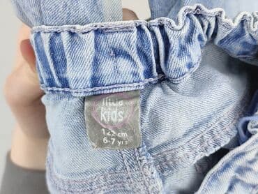 lakierowane legginsy: Spodnie jeansowe, Little kids, 7 lat, 116/122, stan - Bardzo dobry — 4