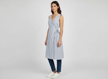 sukienki maxi na wesele niebieska: H&M, Sukienka damska, rozmiar M — 6