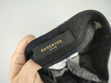 reserved spodnie wysoki stan: Spodnie materiałowe damskie, rozmiar M — 4