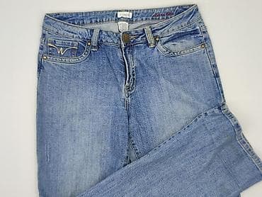 czerwone jeansy: Jeansy damskie, rozmiar M — 1