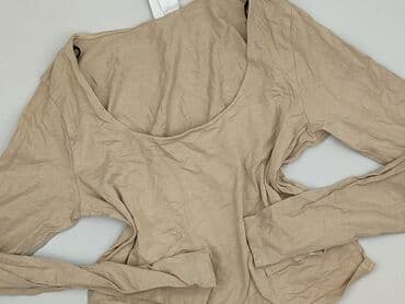obcisła bluzki z dekoltem: H&M, T-shirt damski, rozmiar M — 1