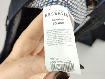 limonkowy sweter reserved: Reserved, Spodnie materiałowe damskie, M — 4