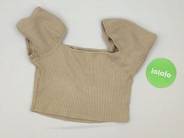 bluzka z bufiastymi rekawami: Top damski, rozmiar S — 3