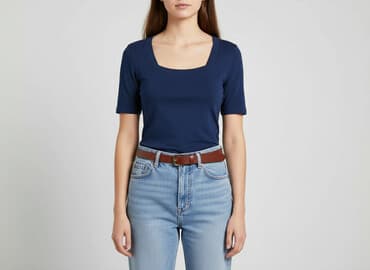 t shirty z dekoltem na plecach: T-shirt damski, rozmiar S — 5