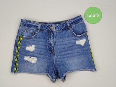 krótkie spodenki i nogi z cellulitem: Denim, Szorty damskie, rozmiar S — 2