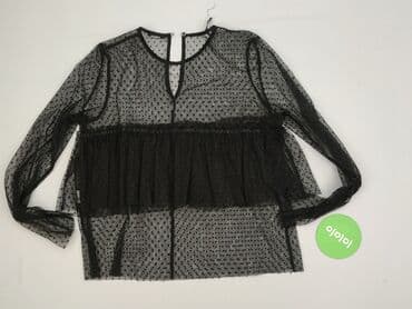 bluzki z transparentnymi rękawami: Women's blouse, size M — 4