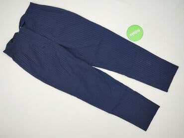 granatowe spodnie mohito: Spodnie materiałowe damskie, rozmiar M — 2