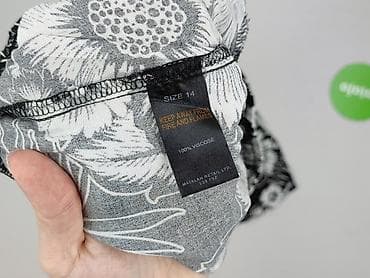 16064a h: Papaya, Spodnie materiałowe damskie, rozmiar XL — 4