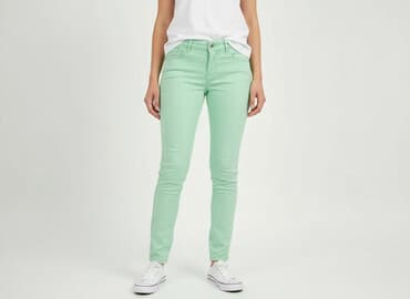 jeansy wyszczuplające brzuch: Jeansy damskie, rozmiar M — 6