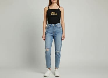 ubrania z kotem: Yokoo, Top damski, rozmiar S — 7