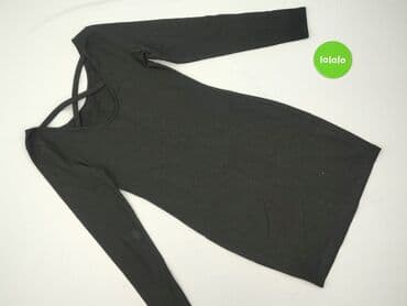 czarna sukienka z długim rękawem sinsay: Sinsay, Sukienka damska, rozmiar M — 3