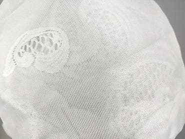 kieliszki: Biała firana żakardowa z delikatnym haftem - Materiał: lekka — 5