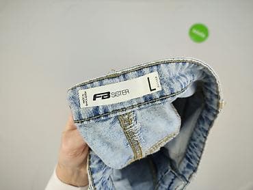 spodnie bagi: FB Sister, Jeansy damskie, rozmiar L — 5