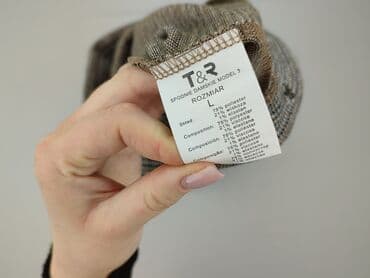 ccc srebrne buty: Spodnie materiałowe damskie, rozmiar L — 4