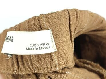 spodnie w paski pull and bear: PULL&BEAR, Material trousers for women, size S — 6