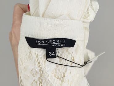 białe bluzki basic: Top Secret, Bluzka damska, rozmiar XS — 4
