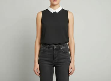 czarne bluzki rekaw 3 4: House, Bluzka damska, rozmiar L — 7