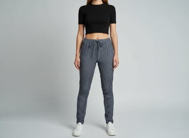 sandały na haluksy na jeden palec: Moodo, Spodnie materiałowe damskie, rozmiar M — 7