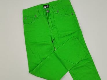 koszulki smieszne napisy: Spodnie jeansowe, Cubus, 10 lat, 140, stan - Idealny — 1