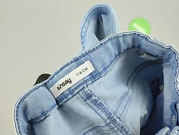 cropp klapki: Spodnie jeansowe, Sinsay, 5-6 lat, 116, stan - Bardzo dobry — 5