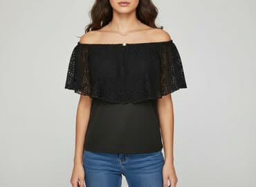 bluzki nietoperz plus size: Bluzka damska, rozmiar S — 6