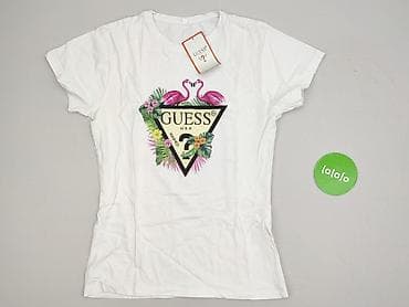 biala koszula: Guess, T-shirt damski, rozmiar XL — 2
