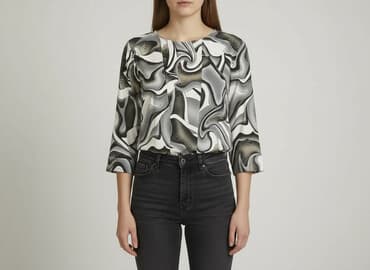 modne duże rozmiary bluzki i tuniki: Bluzka damska, rozmiar M — 1