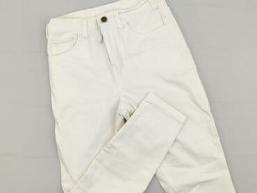 dżinsy z dziurami: Material trousers for women, size S (EU 36) — 1