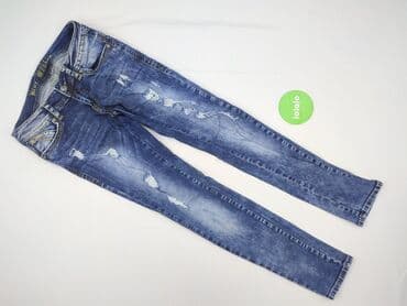 legginsy woskowane push up: Jeansy damskie, S — 3