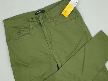 Material trousers for women, L