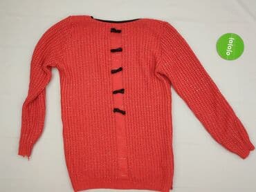 sweter z kokardą na plecach: Sweter damski, rozmiar S — 4