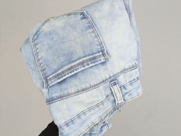 biale szerokie jeansy: Jeansy damskie, rozmiar M — 6