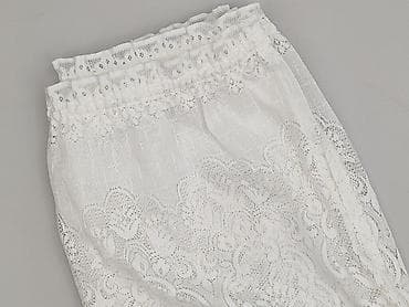 Дім і сад: Biała koronkowa spódnica mini/midi z elastycznym pasem - Kolor — 1