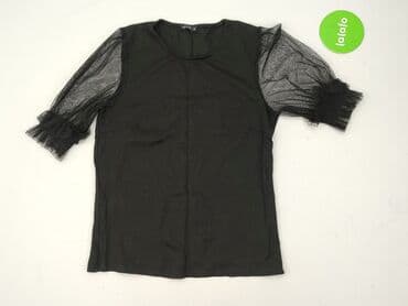 bluzka czarna z tiulem: Medicine, Women's blouse, size S — 3