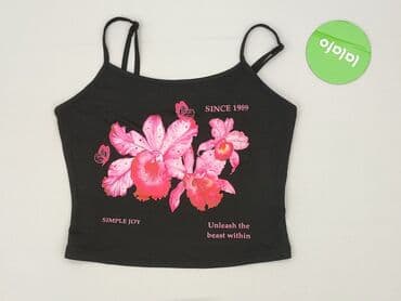 shein czarne bluzki: Shein, Top damski, rozmiar S — 2