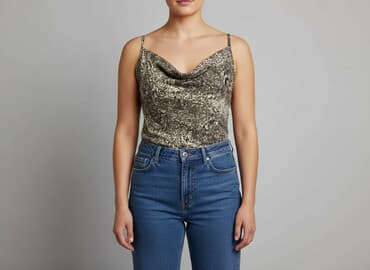 sukienka w wężowy wzór: Clockhouse, Bluzka damska, rozmiar 2XL — 6