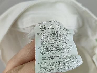 patchworkowe spodnie: Amisu, Spodnie materiałowe damskie, rozmiar S — 5