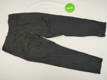 krótkie chinosy damskie: Spodnie materiałowe damskie, rozmiar L — 3