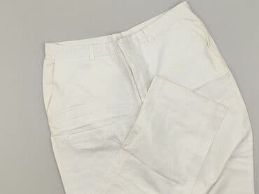 spodnie woskowane białe: C&A, Men's trousers, size L — 1