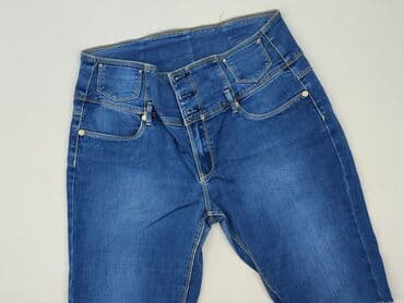 krótkie spodenki z wysokim stanem jeansowe: Imię, Szorty damskie, rozmiar L — 2