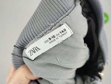 bluza szara zara: Dziecięca kurtka jeansowa, 10 lat, 134-140 cm, Zara, stan - Idealny — 4