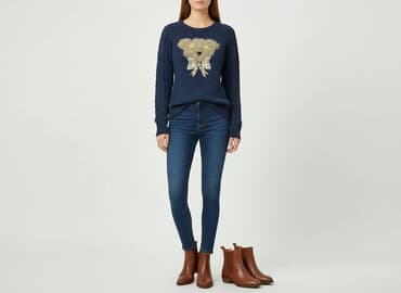 sweter ralph z misiem: Sweter damski, rozmiar S — 1